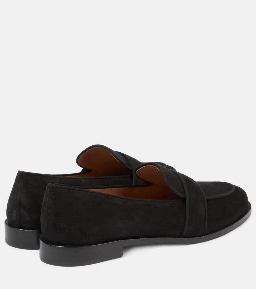 Aquazzura Martin suede loafers