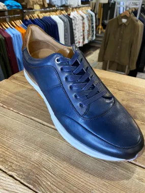 Azor Calabria - Navy Blue Leather Trainer - ZM3841