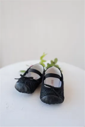 Baby Bloch Ballet Flats Juliette in Black Lace  BB1110 *