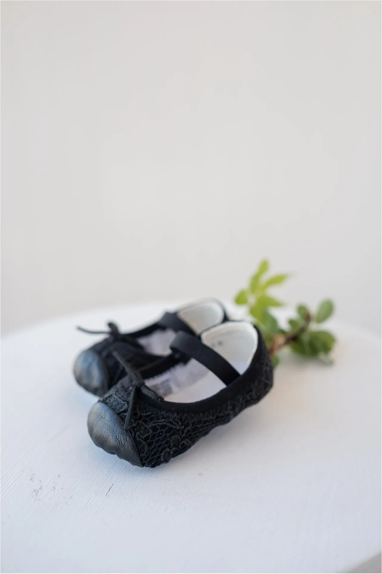 Baby Bloch Ballet Flats Juliette in Black Lace  BB1110 *