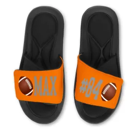Football Custom Slides / Sandals - Choose Your Colors