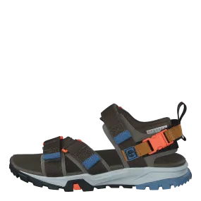 Garrison Trail Webbing Sandal Dark Green