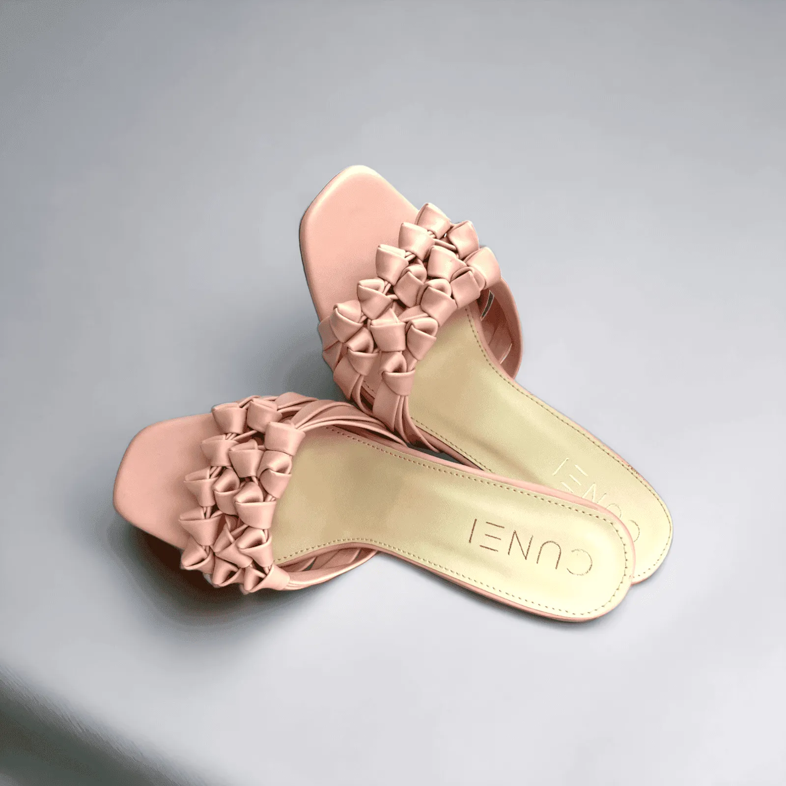 Light Pink Barbed Heels
