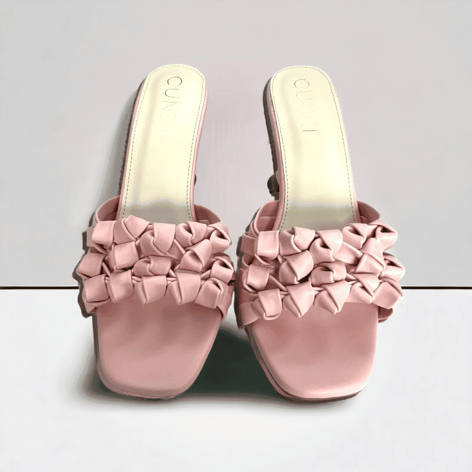 Light Pink Barbed Heels