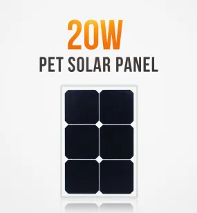 Moolsun 20W 3V Diy Flexible Solar Panel Efficiency 23.5% Monocrystalline ETPF/PET for RV Boat Cabin Tent Car Trucks Trailers