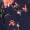 Navy High Neck Floral Print Playsuit