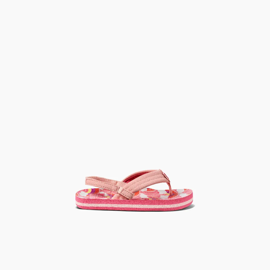 Reef Little Ahi Sandal-Rainbows and Clouds