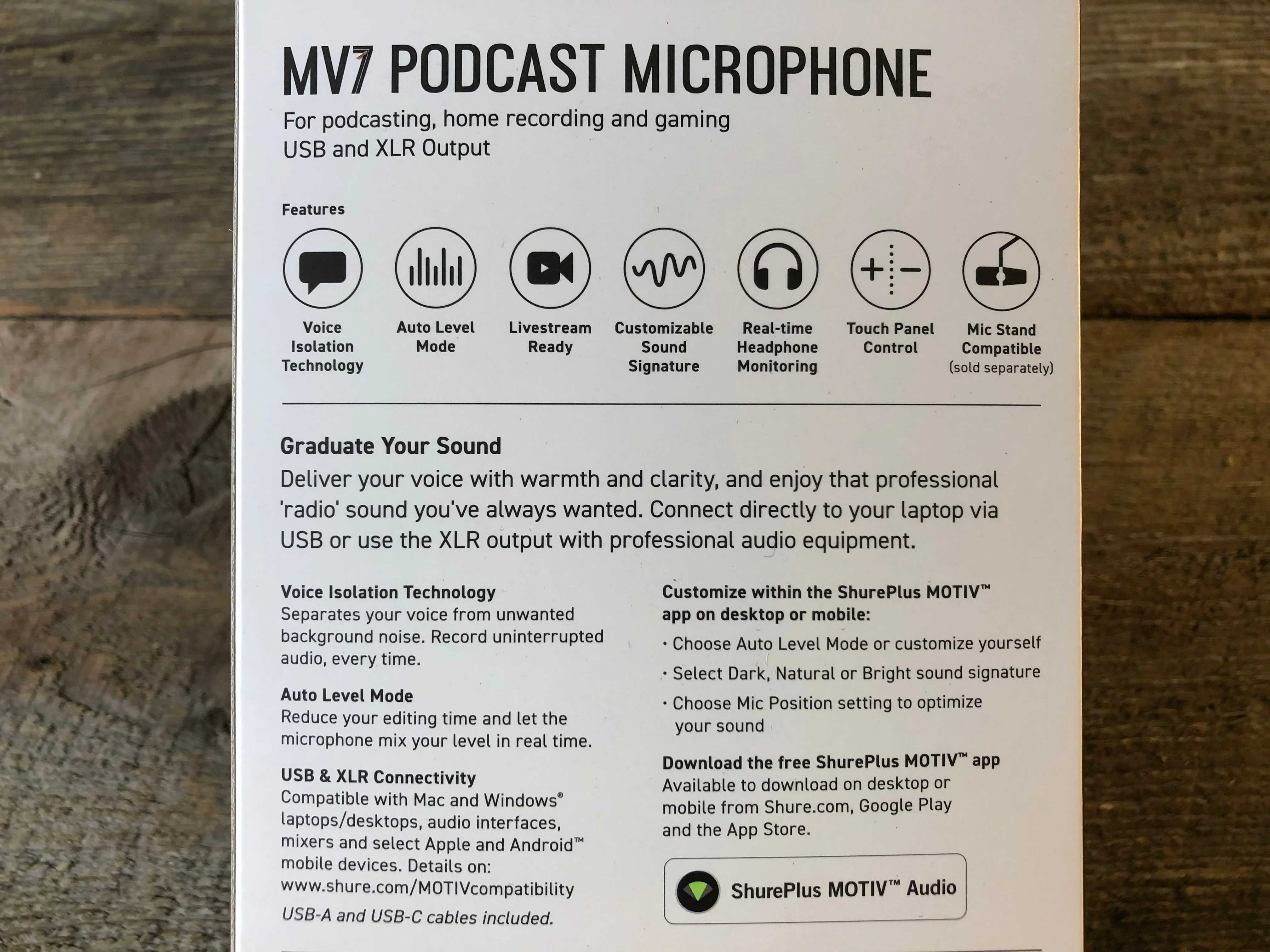 Shure MV7 Podcast Microphone