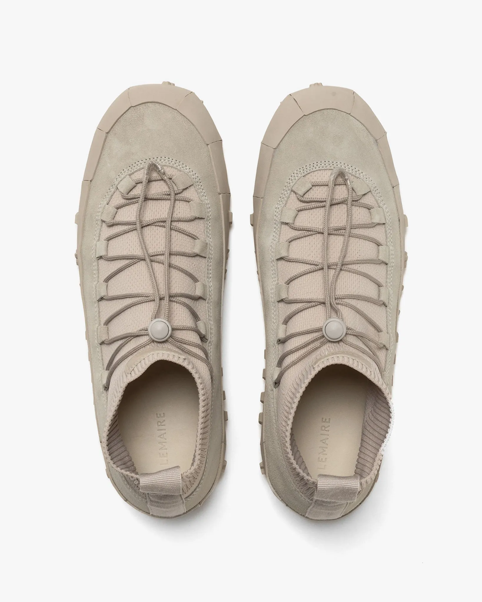 Vibram Wrap On Sneakers Clay White
