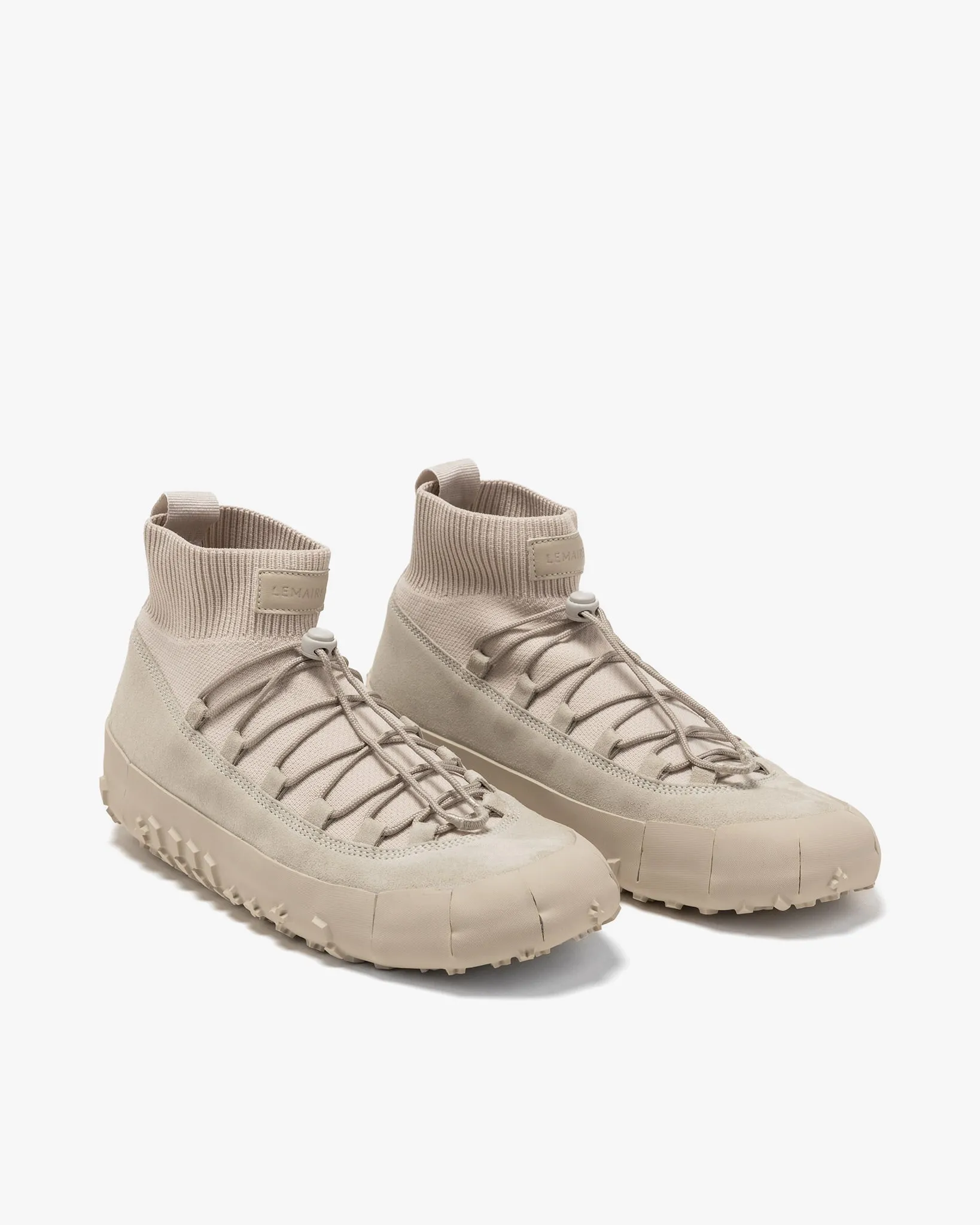 Vibram Wrap On Sneakers Clay White