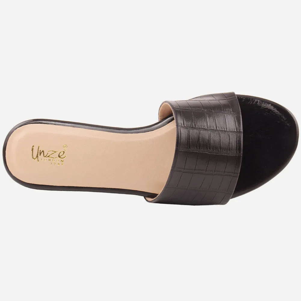 Women "LILY" Matt Slip On Slippers