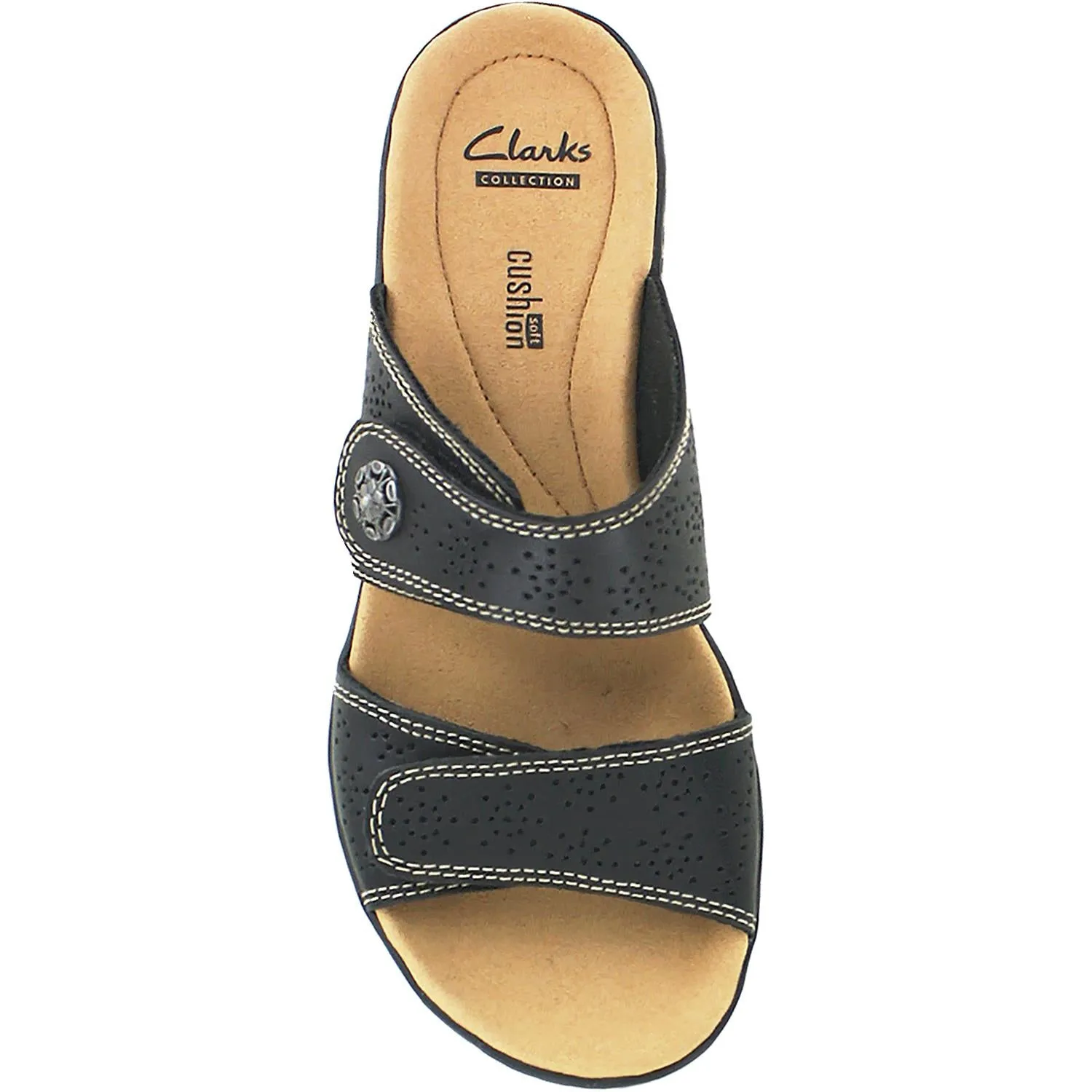 Women's Clarks Leisa Lacole Black Leather