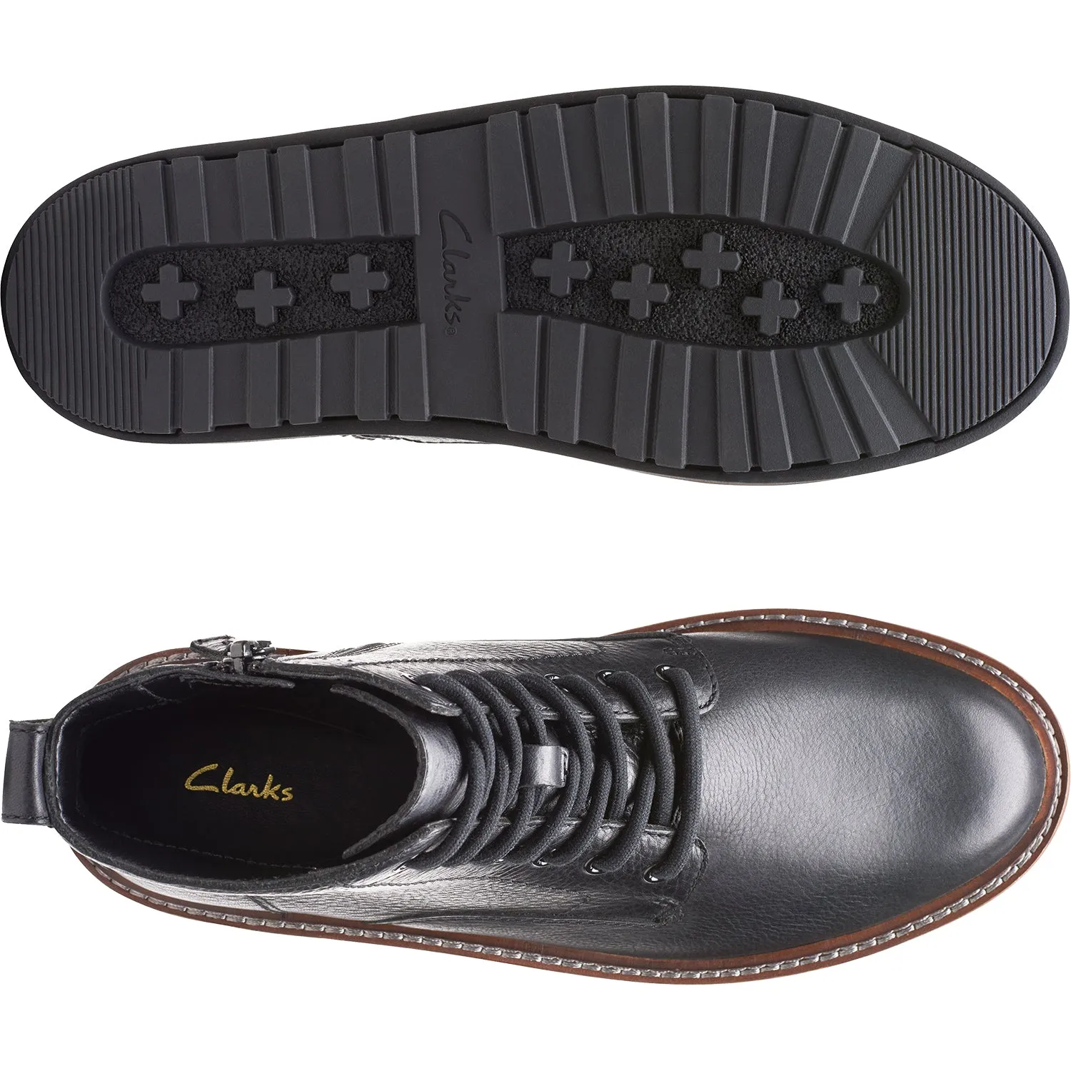 Women's Clarks Orianna W Lace Black Leather