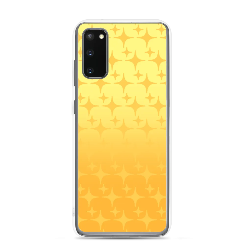 Yellow Ghost Sparkle Phone Case (Samsung Galaxy S7/S7 Edge/S8/S8 /S9/S9 /S10/S10 /S10e/S20/S20 Plus/S20 Ultra)