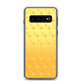 Yellow Ghost Sparkle Phone Case (Samsung Galaxy S7/S7 Edge/S8/S8 /S9/S9 /S10/S10 /S10e/S20/S20 Plus/S20 Ultra)